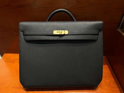 cheap quality Hermes Kelly Depeches 36 togo noir GHW